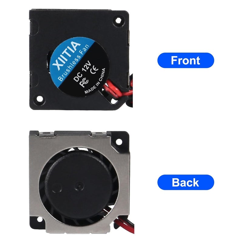 XIITIA 6pcs DC 20mm Fan 24V 2006/20x20x6mm Sleeve Bearings Brushless DC Cooling Blower Fan with 2 Pin Terminal for 3D Printer Parts - Image 2